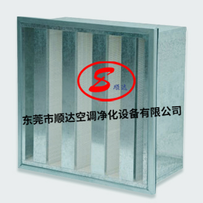 V型 鍍鋅框（kuàng）過濾器